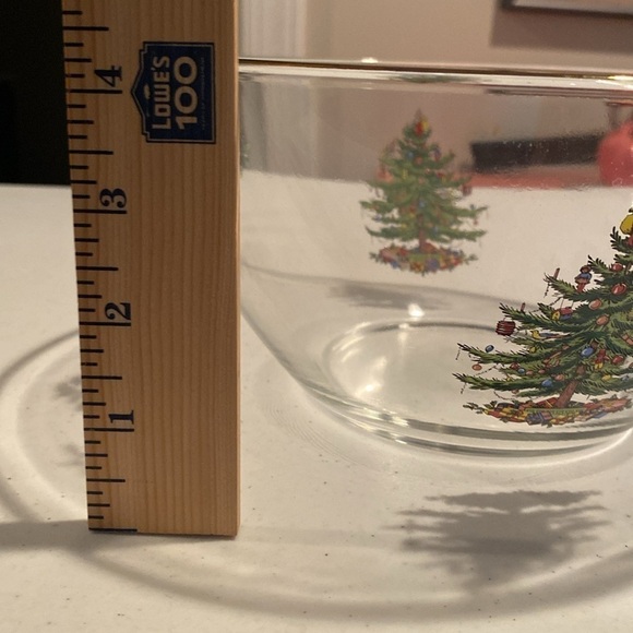 Spode glass salad bowl 9 inch - Picture 5 of 5